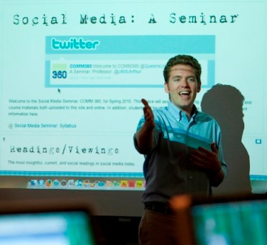 JAMcArthur speaking on social media